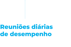 reuniões diárias de desempenho
